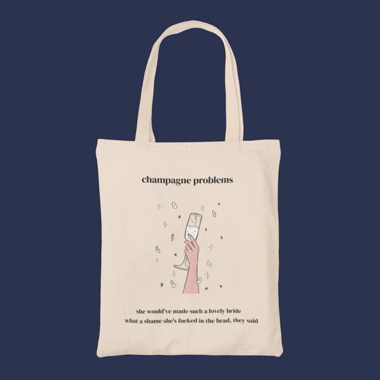 Champagne Problems - Taylor Swift Minimal Tote Bag