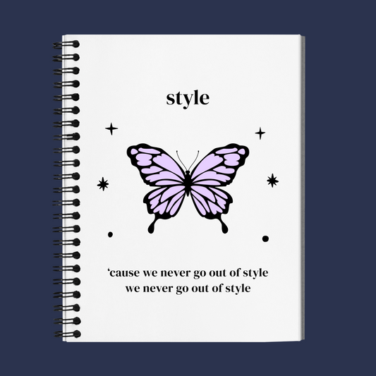 Style - Taylor Swift Minimalist Notebook