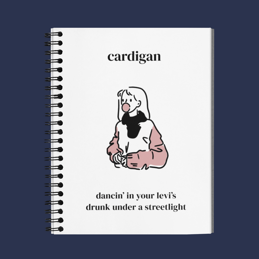 Cardigan - Taylor Swift Minimalist Notebook