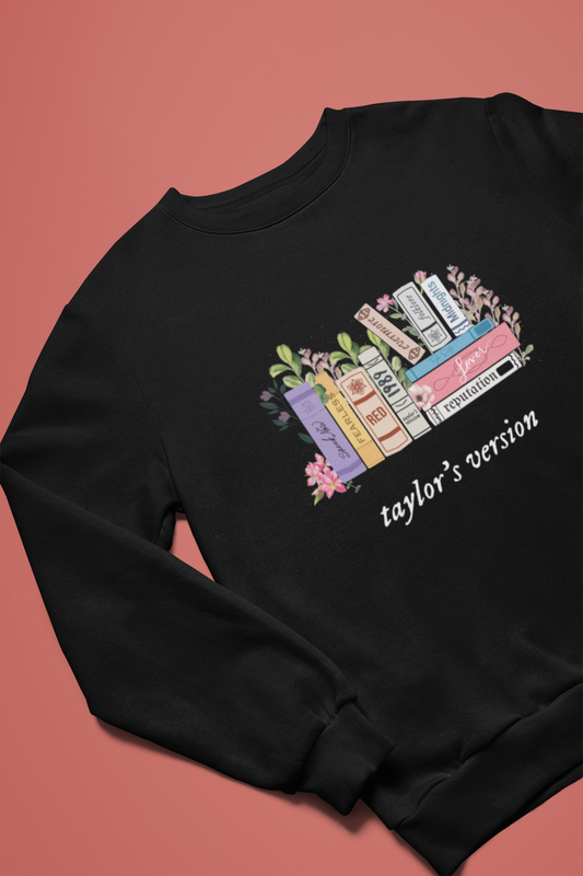 Taylor Swift Album Compilation as Books - Sweatshirt/Sweater